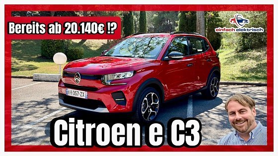 Video: Citroen e C3 Urban Range Test - für wen macht er Sinn ⁉️