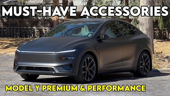 Video: Must-Have Accessories for 2026 Tesla Model Y Premium & Performance!