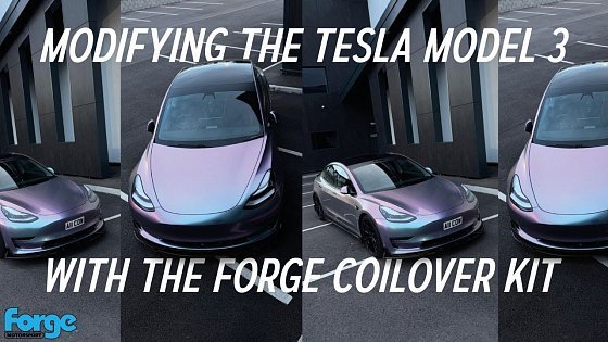 Video: FORGE COILOVERS ON THE TESLA MODEL 3