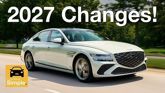 Video: 2027 Genesis G80 Full Change List and Pricing | More Standard Features!