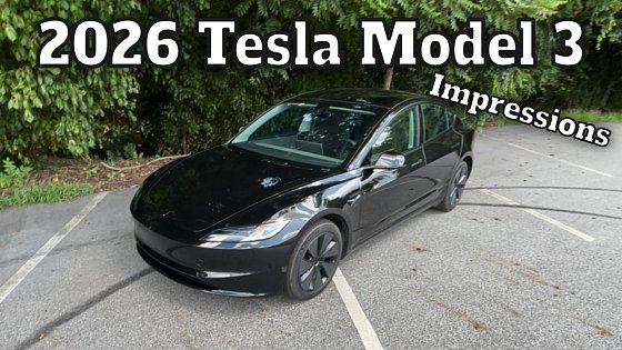 Video: 2026 Tesla Model 3 Premium | Impressions
