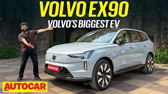 Video: Volvo EX90 review - Better than an XC90? | First Drive | Autocar India