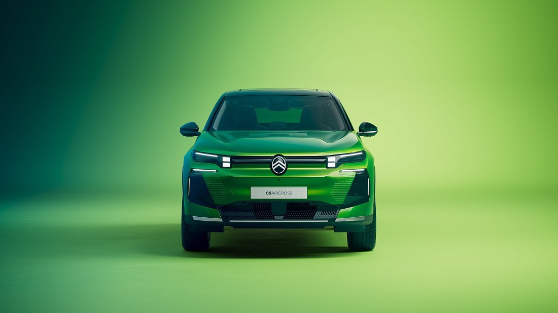 Citroën C5 Aircross Long Range (2025-…) front fascia photo, grille, headlights, bumper, exterior