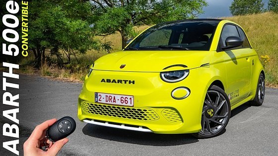 Video: Abarth 500e 2023 | Exterior &amp; interior | Visual review | Turismo Convertible 155 hp | Fiat hot hatch
