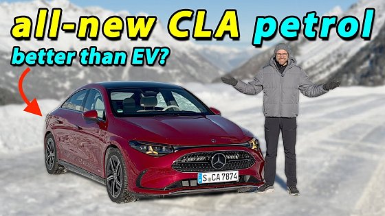 Video: All-new Mercedes CLA (2026) petrol driving REVIEW! Is the fuel MHEV version better than the EV?
