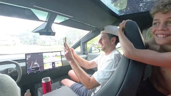 Video: Tesla Cybertruck 48 Hour Test Drive Demo Reactions from the Neighborhood, with Full Self Driving 