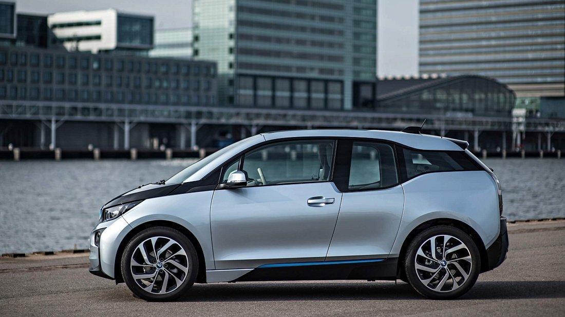 BMW i3 BEV 60 Ah (2013-2017) side profile, silhouette, doors, wheels, exterior