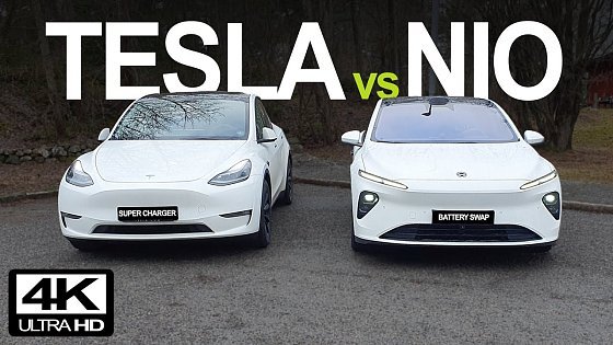 Video: Head-to-Head: Model Y vs Nio ET7 - Battery SWAPPING or SUPERCHARGING on a road trip?