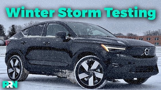 Video: Winter Storm Testing - 2024 Volvo C40 Recharge Twin Engine EV