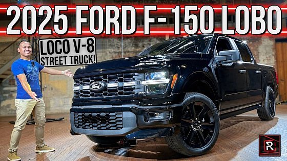 Video: The 2025 Ford F-150 Lobo Is A Sinister Street Performance Truck With SVT Lightning Vibes