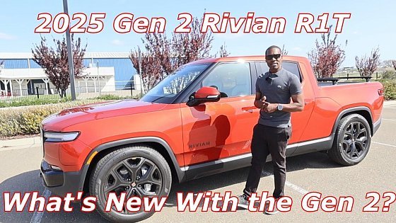 Video: 2025 Rivian R1T Gen 2 Dual motor AWD With Performance first impression and Walk Around