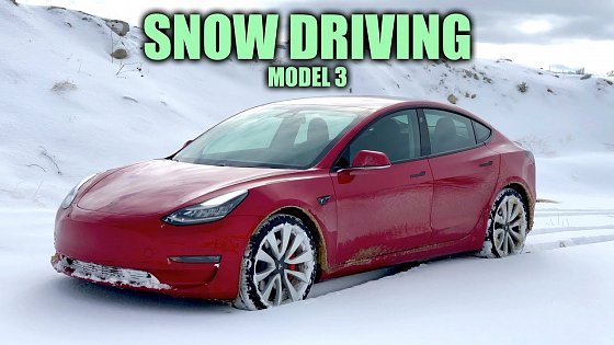 Video: How Does The Tesla Model 3 Handle Snow?