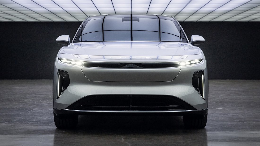 Lucid Gravity Grand Touring (2024-…) front fascia, grille, headlights, bumper, exterior