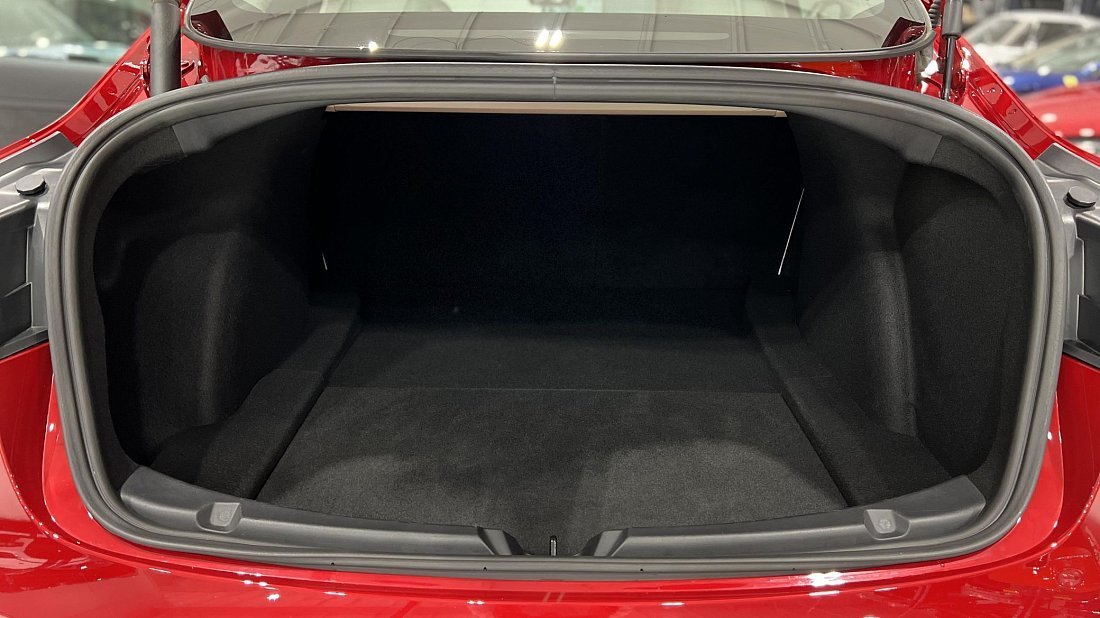 Tesla Model 3 Performance (2018-2024) trunk, boot, seats up, seats upright, cargo space, cargo volume, cargo capacity, storage