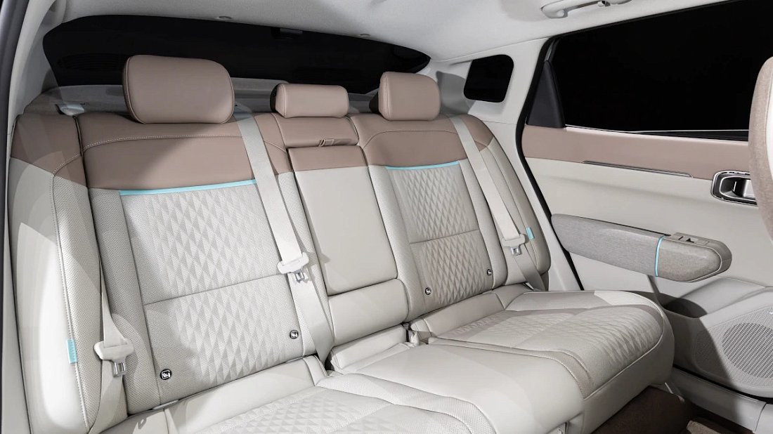Kia EV4 Sedan Long Range (2025-…) rear seats, back seats, passenger seats, legroom, headroom, interior