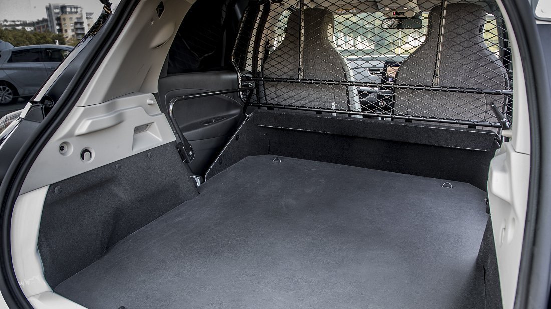 Renault Zoe Van Z.E. 50 R110 (2020-2023) trunk, boot, seats up, seats upright, cargo space, cargo volume, cargo capacity, storage