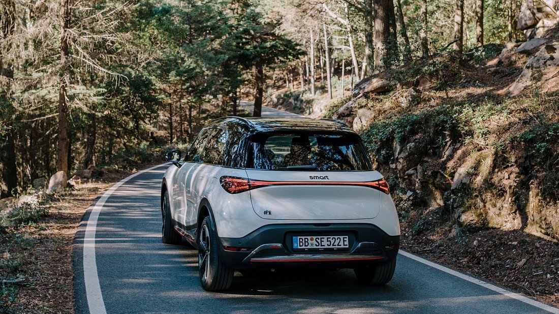 Smart #1 Pro+ (2023-…) rear view, taillights, trunk, spoiler, badge, bumper, exterior
