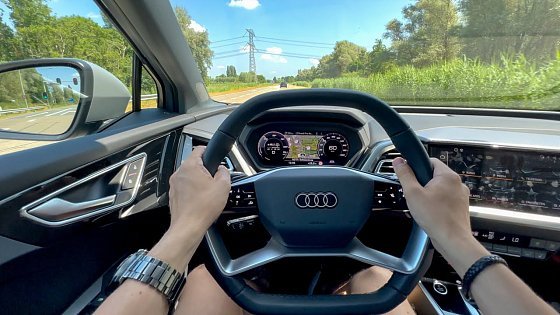 Video: Is THIS the BEST Electric SUV?! ⚡ 2023 Audi Q4 E-Tron POV Review by Damn Fast!