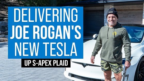 Video: Joe Rogan Takes Delivery of His UP Tesla S-APEX Plaid!