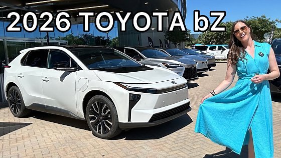 Video: 2026 Toyota bZ All Electric Compact SUV! More Range & Power, Better Charging, and Exterior Updates!