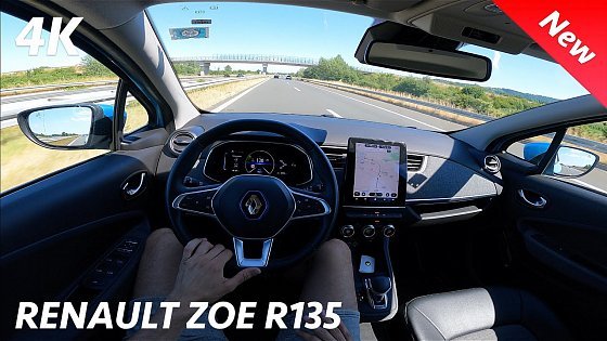 Video: RENAULT ZOE Intens 2021 - POV test drive in 4K (R135) Top Speed