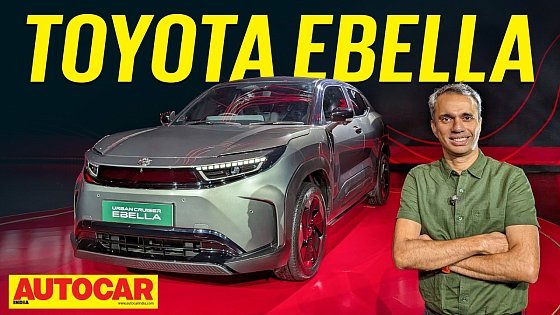 Video: 2026 Toyota Urban Cruiser Ebella - Toyota's first EV in India | Walkaround | Autocar India