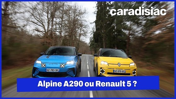 Video: Entre la Renault R5 et l'Alpine A290, c'est un fauteuil pour deux...