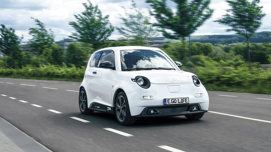 e.Go Life 20 (2020-2022) front view photo, front quarter, diagonal, exterior