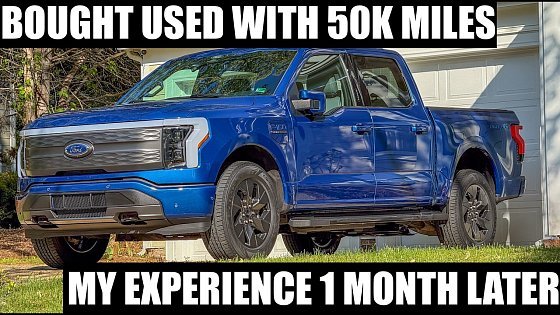 Video: 1 Month Later With The Cheapest Used F150 Lightning! Did I Make A Mistake?