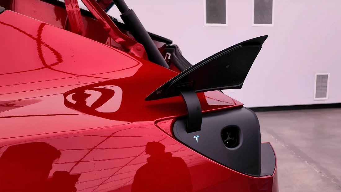 Tesla Model 3 RWD (2023-…) charge port USA, charging, inlet, plug, connector
