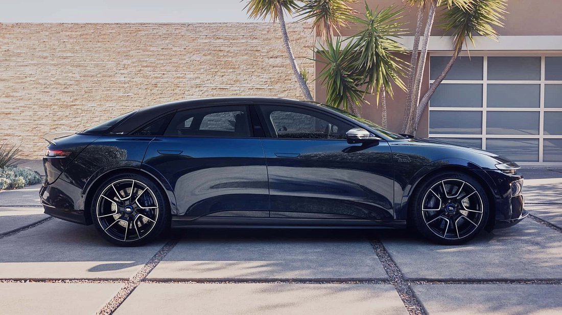 Lucid Air Sapphire (2023-…) side profile, silhouette, doors, wheels, exterior