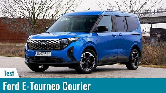 Video: Ford E-Tourneo Courier: V lete jazdí s nákladmi 3 eurá na 100 km, v zime 5 eur