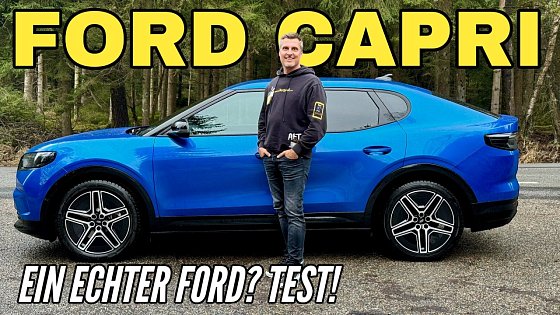 Video: FORD CAPRI 2025: Wie viel VW steckt im Elektro-SUV? Test | Reichweite | Laden | Preis