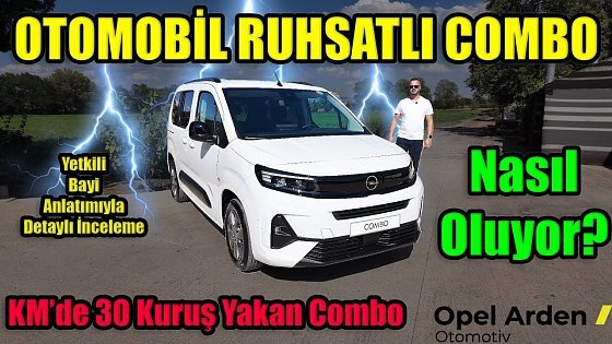 Video: OTOMOBİL RUHSATLI YENİ OPEL COMBO-E İNCELEMESİ - KM'DE 30 KURUŞ YAKIT #opel #combo #elektrik #ötv