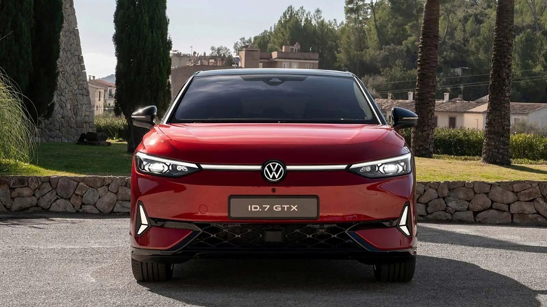 Volkswagen ID.7 GTX (2024-…) front fascia, grille, headlights, bumper, exterior