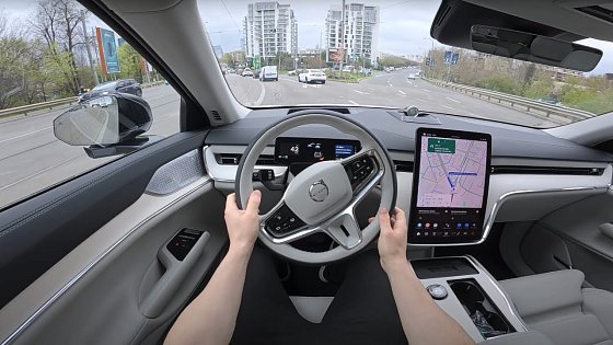 Video: New Volvo EX90 Twin Motor Performance 2025 Drive Sound