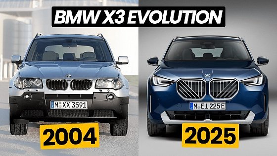 Video: The all BMW X3 | Complete EVOLUTION From E83 to G45 | 2004-2025