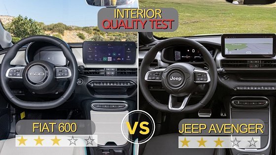 Video: FIAT 600 Vs Jeep Avenger (2025) | Are they exactly the same cars? Quality and Practicality Test!