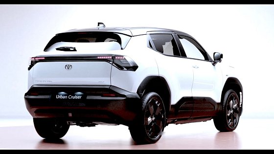 Video: new Toyota Urban Cruiser 2025 - a fully electric compact SUV