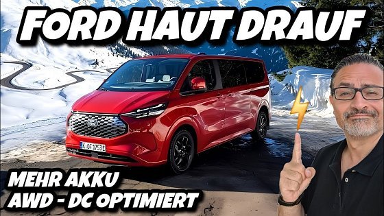 Video: Neue Technik im Ford E-Tourneo! Mehr Akku - AWD - bessere Ladekurve! #automobile 