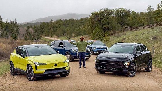 Video: Small EV SUV Driving Comparison! Volvo EX30 vs MINI Countryman vs Hyundai Kona vs Kia Niro