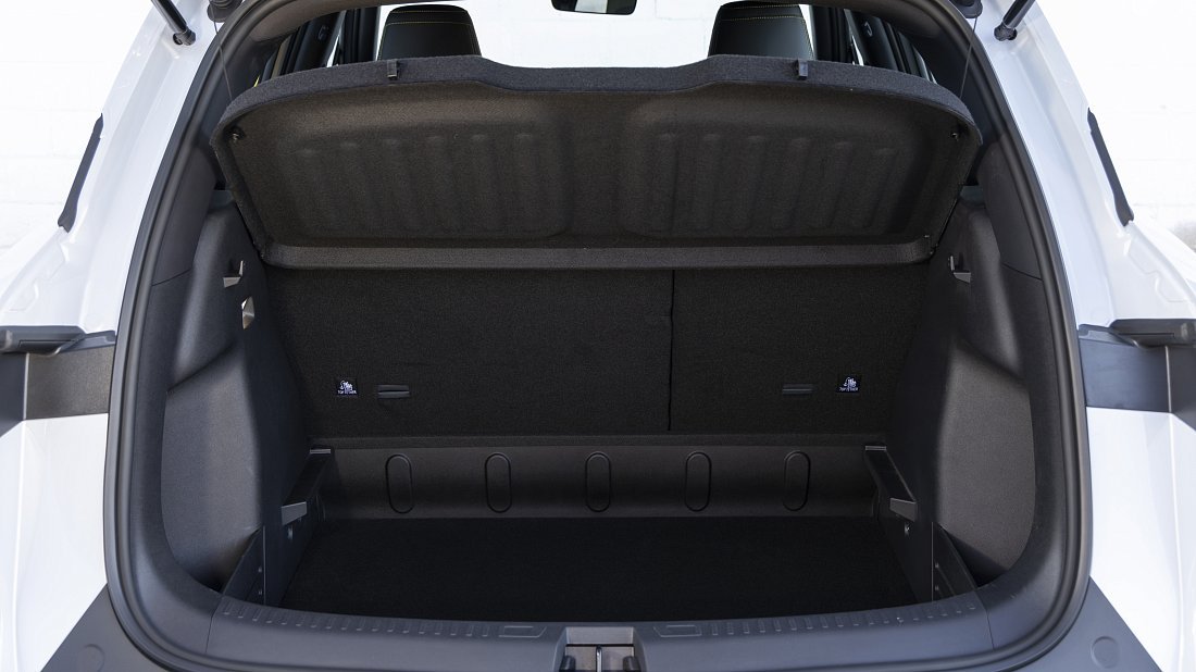 BYD Atto 2 64.8 kWh (2025-…) trunk photo, boot, seats up, seats upright, cargo space, cargo volume, cargo capacity, storage