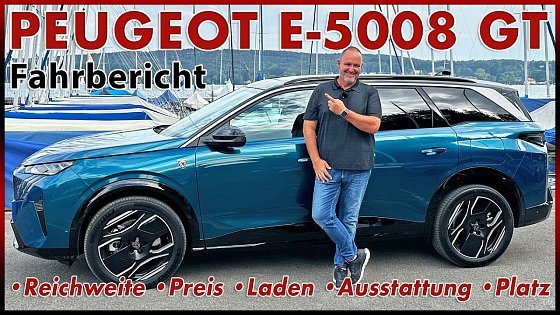 Video: Peugeot E-5008 GT - Das neue elektrische Familien SUV im Test | Probefahrt Test Review Deutsch 2024