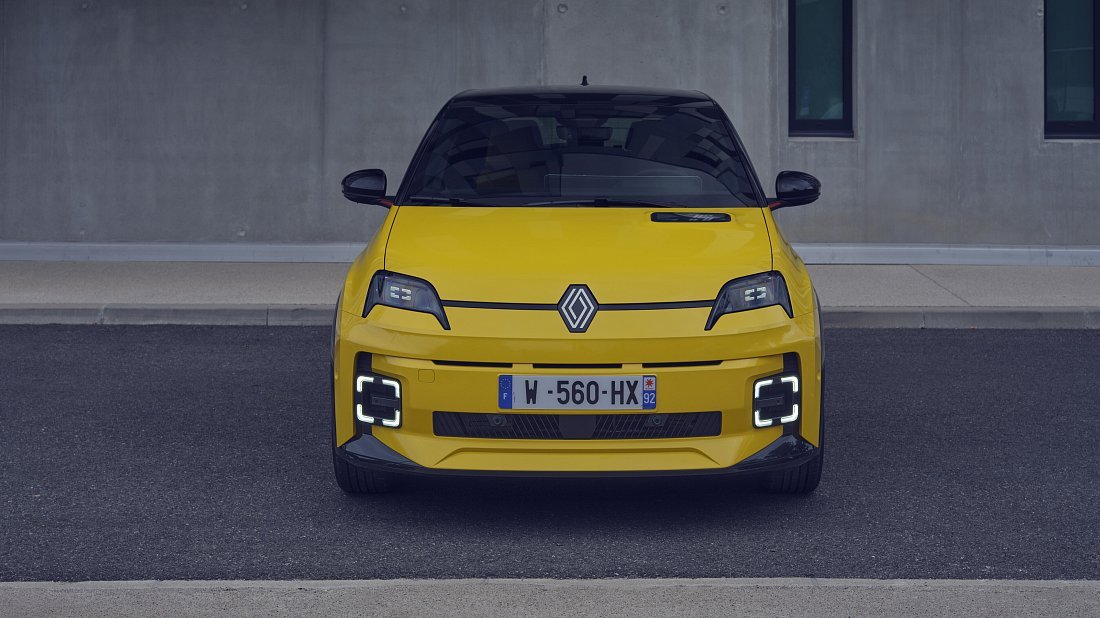 Renault 5 E-Tech EV40 95hp (2025-...) front fascia, grille, headlights, bumper, exterior