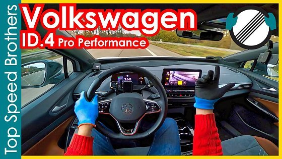 Video: VW ID.4 Pro Performance (2021) POV Top Speed Autobahn #TopSpeedBrothers