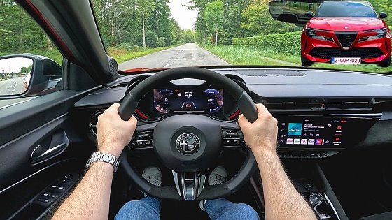 Video: Alfa Romeo Junior Veloce 2026 POV Test Drive | Elettrica 280 hp