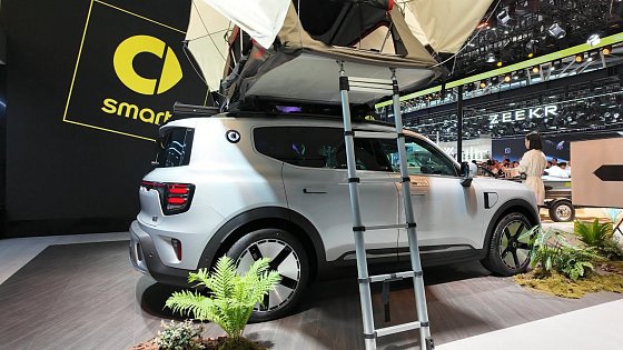 Video: 2025 Smart # 5 Appearance with multiple colors Interior Space Dynamic Video