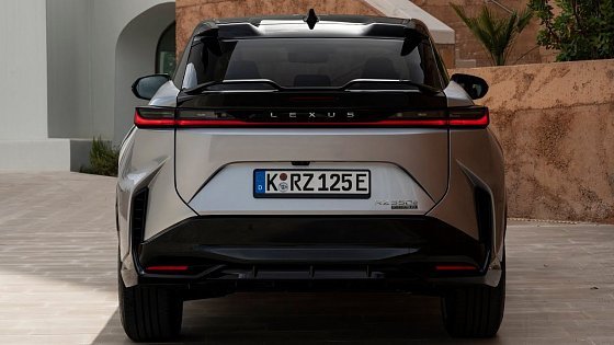 Video: 2025 Lexus RZ 500e F SPORT Sonic Platinum bi-tone - Driving, Exterior and Interior
