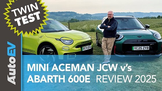 Video: MINI Aceman JCW v's Abarth 600e - Abarth or MINI? Who builds the best hot EV crossover?