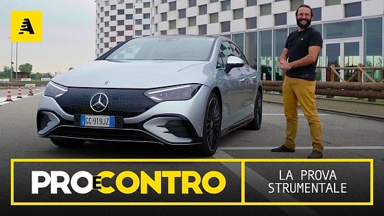 Video: Mercedes EQE (Classe E elettrica) | PRO e CONTRO - La PROVA STRUMENTALE